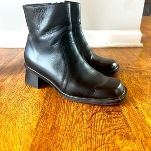 NAOT Black Leather Ankle Boots Size 37/ 6 us in womens